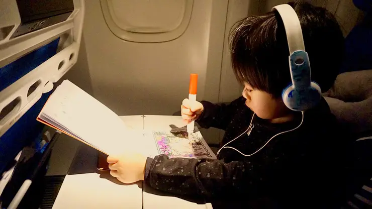 drawing on plane