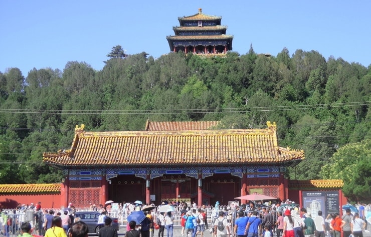 forbidden city jingshan