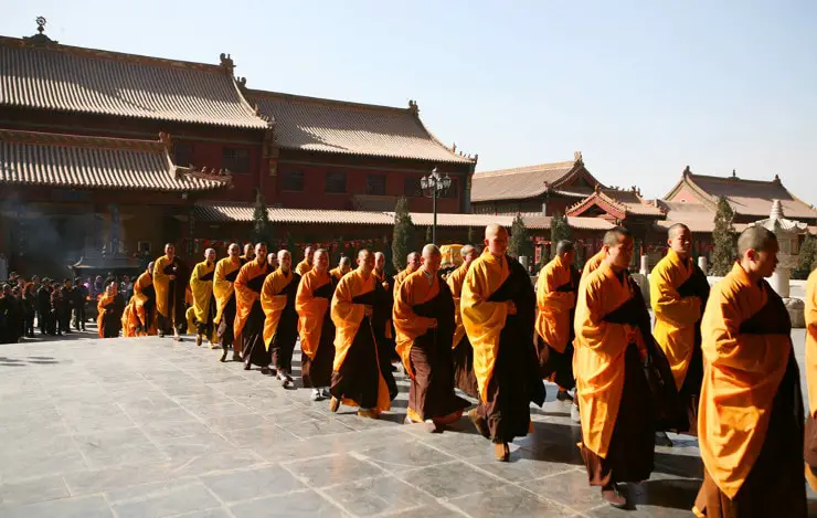 bailin monastery monk life