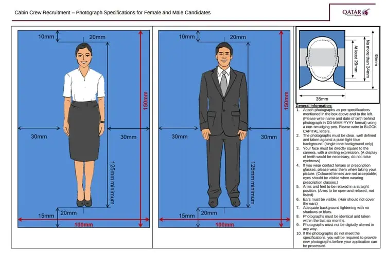 photo specifications quatar airways