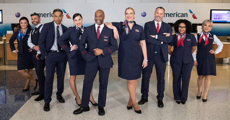 american airlines flight attendant uniforms