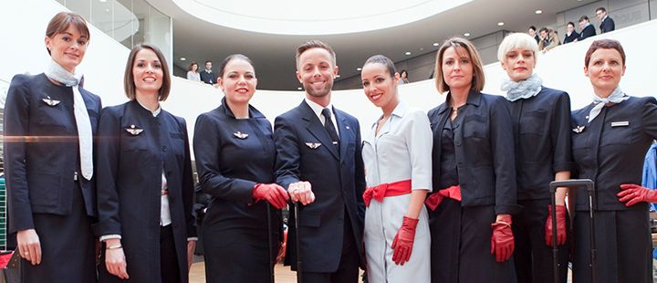 air france flight attendant uniforms