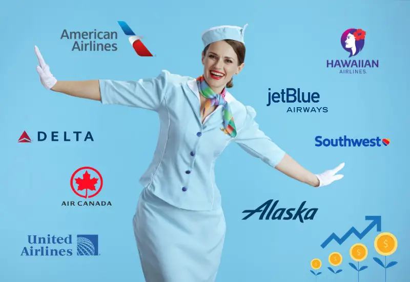 airlines that pay the most to flight attendants