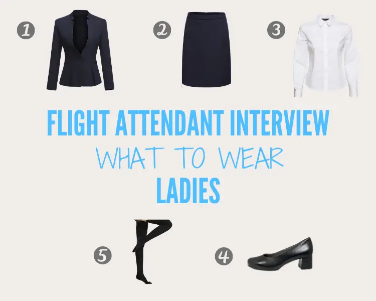 clothes flight attendant interview women