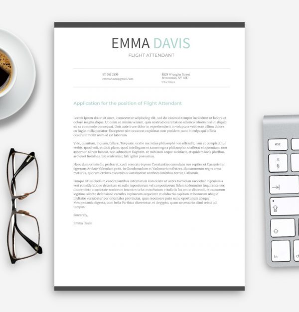 cover letter template
