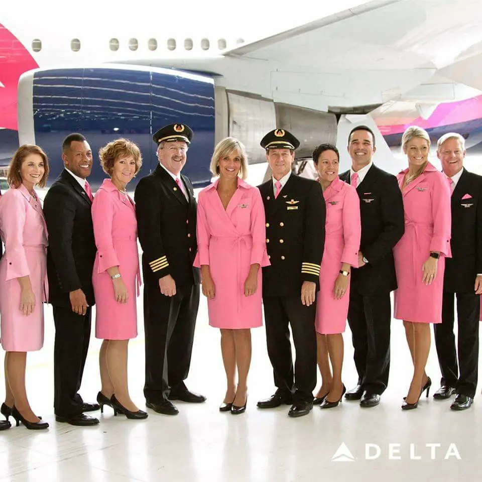 Delta’s Richard Tyler Pink Wrap Dress