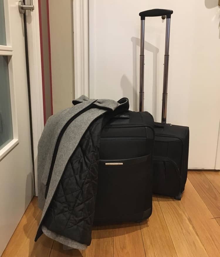 flight attendant luggage before flying