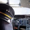 pilot hat in cockpit