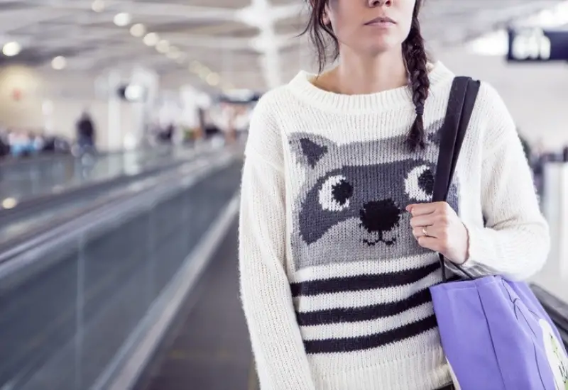 Woman at airport