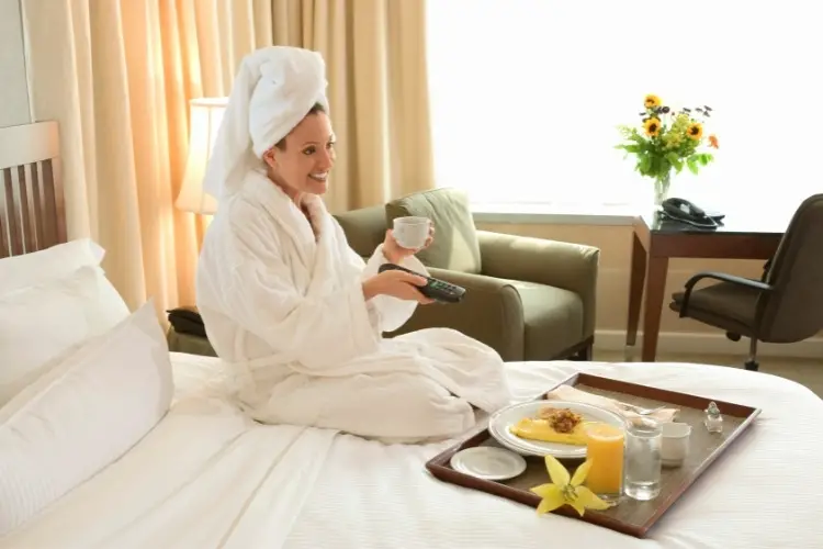 flight attendant hotel room