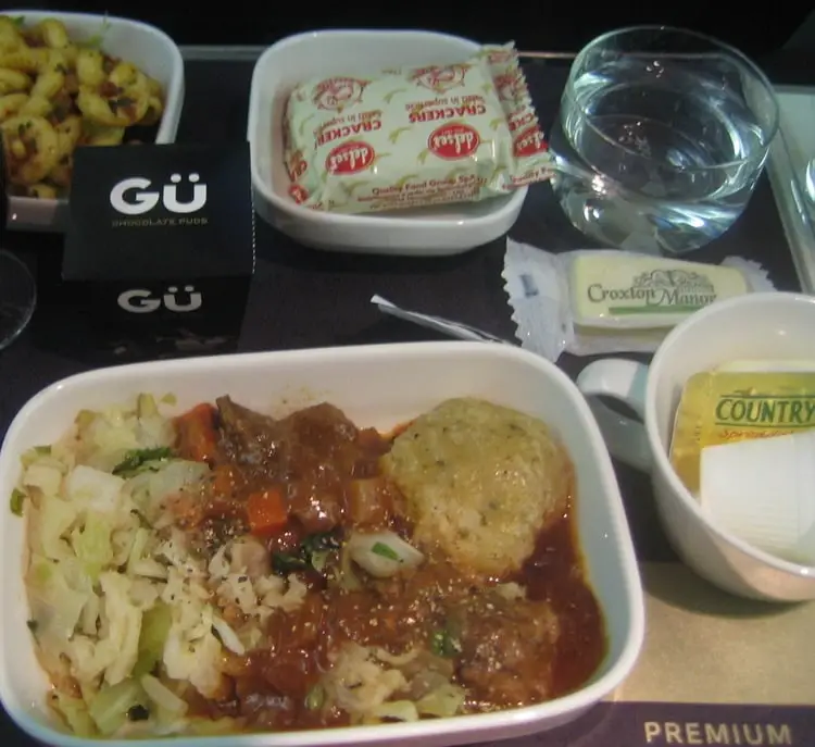 airplane food