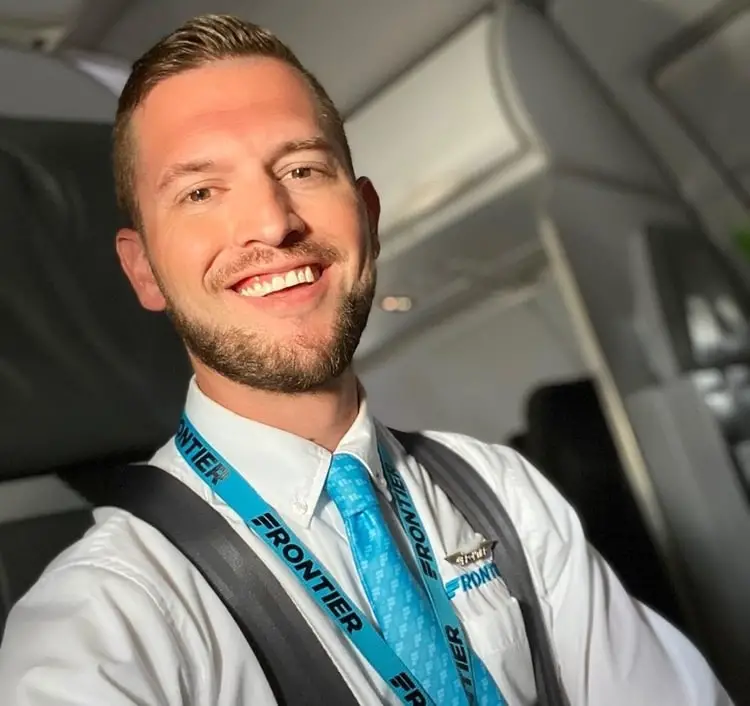 salaru flight attendant frontier airlines