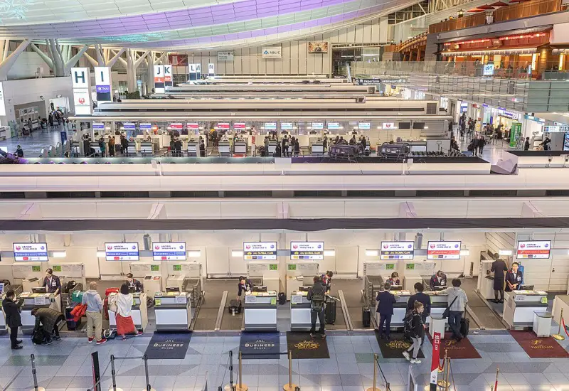 Haneda, Check-in area