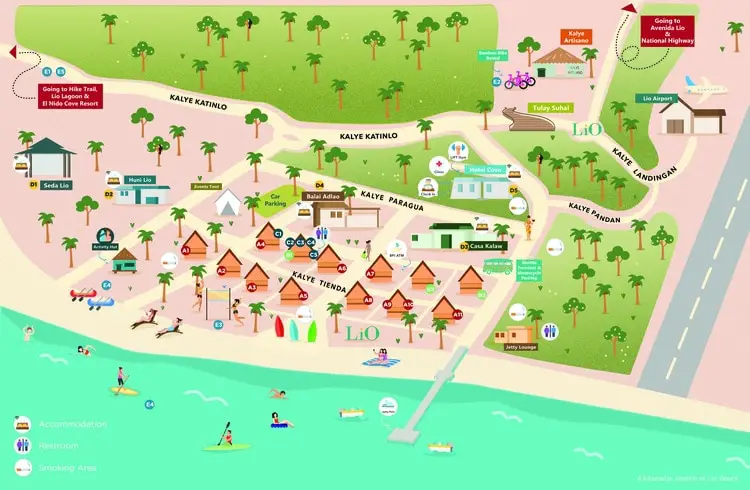 lio beach map