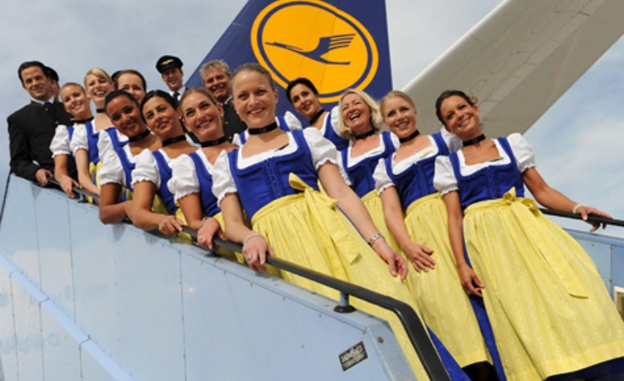 Lufthansa’s Dirndl Uniform