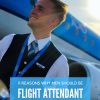 male flight attendant