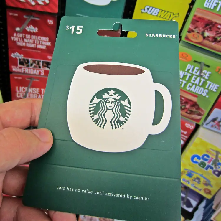 starbucks gift card